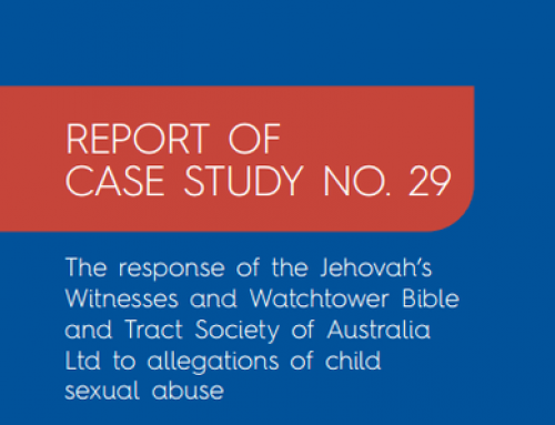 Abschlussbericht der Royal Commission Australien über Kindesmissbrauch bei den Zeugen Jehovas